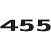 Decal 73 Pontiac Hood Scoop 455 Black - image 1