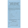 Decal 61-64 GM Interior Owners Certificate Delco Battery - image 1