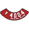 Decal 59-76 Pontiac Air Cleaner Aftermarket 400 4V Ram Air - image 1