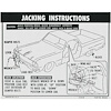 Decal 64-66 El Camino Jacking Instructions - image 1