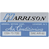 Decal 70 GM Evaporator Box Harrison Air Conditioning EBA7070B - image 1