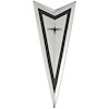 Emblem Nose Panel 1968 Pontiac A-Body Arrowhead - image 1