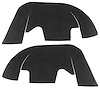 Rubber Inner Fenderwell A-Arm Seals 1968-1972 Chevelle/El Camino - image 1