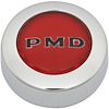Center Cap for 1970-1972 Pontiac with Rally II Wheels [Red, PMD Lettering] - image 1