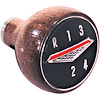Shift Knob 1966-68 GTO 4-Speed Walnut - image 1