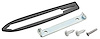 Exterior Door Mirror Mounting Kit 1964-1968 Pontiac Bonneville, Catalina, Grand Prix, GTO, LeMans, Tempest - image 1