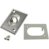 Escutcheon Remote Mirror 1971-72 GM Interior w/ Bracket - image 1