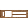 Inserts 1966 GTO Heater Control Panel Woodgrain - image 1