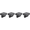 Rubber Stoppers 69 Pontiac Rear Bumper Bracket Set - image 1