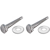 Bolt Set 64-77 Pontiac Timing Cover Upper - image 1