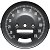 Face Plate Speedometer 66-67 GTO w/ Rally Gauges - image 1
