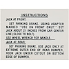 Decal 59-60 Pontiac Jacking Instructions - image 1