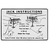 Decal 64 Pontiac Jacking Instructions - image 1