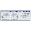 Decal 66 Pontiac Jacking Instructions Late 4 1/2 x 13 inch - image 1