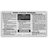 Decal 74-76 Pontiac Visor Starting Ignition Lock Instruction - image 1