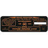 Decal 63-64 Pontiac Air Cleaner Service Instructions A96C - image 1