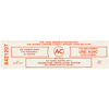 Decal 65 Pontiac Air Cleaner Service Instructions 421 3x2 Ca. A59C Red - image 1