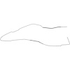 Fuel Line Front/Rear 1964-66 Chevelle Hardtop 5/16 - image 1