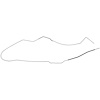 Fuel Line Front/Rear 1964-66 Chevelle Convertible 5/16 - image 1