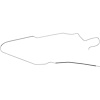 Fuel Line Front/Rear 1968 Chevelle Convertible 5/16 - image 1