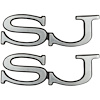 Emblem Fender 1973-77 Grand Prix SJ - image 1