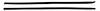 Window Glass Run Channel Felt Weatherstrips 1966-1967 GM A-Body - image 1