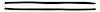 Window Glass Run Channel Felt Weatherstrips 1968 GM A-Body - image 1