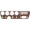 Dash Insert Woodgrain 1967 GTO w/o AC Vinyl - image 1