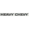 Decal 71-72 Chevelle Fender Heavy Chevy Black - image 1