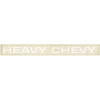 Decal 71-72 Chevelle Fender Heavy Chevy White - image 1