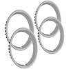 Trim Rings 14 X6 Rally Wheel Round Lip - image 1