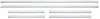 Lower Body Side Molding Kit 1978-87 Chevy El Camino - image 1