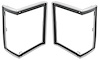 Parking Lamp Bezels for 1972 Chevy Chevelle [Pair] - image 1