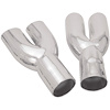Exhaust Splitters 1970-71 GTO Chrome - image 1
