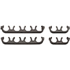 Brackets Spark Plug Wire 1971-74 Pontiac 4 Piece - image 1