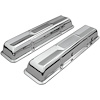 Valve Covers Chevy Small Block 1964-67 Original Style Chrome - image 1