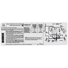 Decal 83 GM G Body Emissions 305 4bbl Auto High Low Altitude - image 1