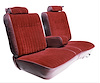 Seat Upholstery 1982-87 El Camino Front Notchback Bench Cloth - image 1