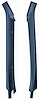 Molding WIDNshield Pillar 1978-88 Malibu/El Camino/Monte Carlo Reproduction - image 1