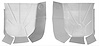 Floor Pan Rear 1978-88 El Camino/Monte Carlo/Malibu - image 1