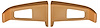Seat Belt Guides 78-88 G-Body Buckets - image 1