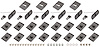M240152 Clips, Lower Body Side Moldings, 1970-72 Monte Carlo - image 1