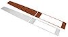 CONSOLE WOOD GRAIN INSERT - image 1