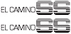 Door Decals 1986-87 Chevy El Camino SS - image 1