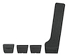 PAD KIT PEDAL 1964-67 CHE - image 1