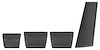 PAD KIT PEDAL 1970-72 GTO - image 1