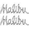 Fender Emblem for 1968 Chevy Chevelle, El Camino [Malibu Script, Pair] - image 1