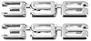 PZ00054-PR Emblem, Fender, 1969-70 Chevelle/El Camino, 396, Pair - image 1