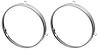 PZ00249-PR Retaining Ring, Headlight, 1964-70 CH/EC/1964-72 BOP/1958-74 Cad, Pair - image 1
