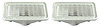 PZ00286-PR Front Marker Light Assemblies for 1968 Chevy Chevelle, El Camino, Corvair, 1968-1969 Buick Skylark, Riviera - image 1